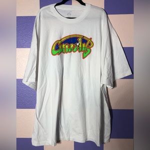NWOT Grizzly Griptape Galaga Inspired Galaxy Logo White T-Shirt - Size 4X